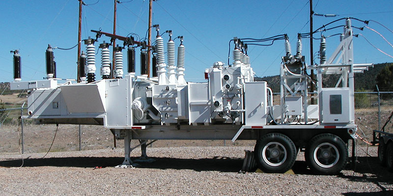 5 MVA Mobile Transformer 46000 X 67000 – 24940Y/14400 X 12470Y/7200 X 4160y/2400